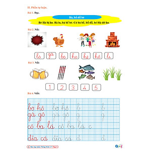 Bài Tập Tuần Tiếng Việt 1 - Tập 1 - Cánh Diều