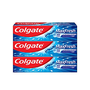 Bộ 3 kem đánh răng Maxfresh Bạc hà 180g