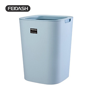 Thùng Rác Vuông Phong Cách Châu Âu Có Thanh Kẹp Túi Đựng Rác Giấu Mép Túi Đựng Rác Bên Trong Tạo Nét Thẩm Mỹ Cho Không Gian Nhà Bạn - FEIDASH G3410 - Dung Tích 12L