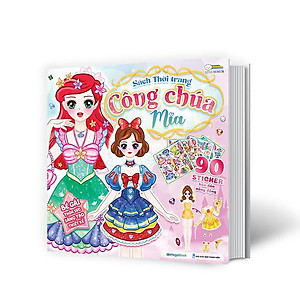 Sách thời trang Công chúa - Sách bóc dán sticker cho bé gái