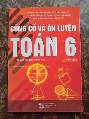 Sách – Combo Củng cố và ôn luyện Toán 6 (Tập 1 và Tập 2)