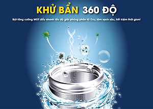 Chất Làm Sạch Lồng Giặt Mao Bao Ion Bạc Nâng Cấp Mới 300g + 6g