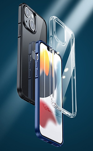 Ốp Lưng Trong Suốt Dành Cho Iphone 14/ 14 Plus/ 14 Pro/ 14 Pro Max Mocolo K02 Bayer Duo- Hàng Chính Hãng