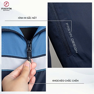 Bộ quần áo thể thao nam FASVIN BD24638.HN chất vải gió dán 02 lớp dày dặn ấm áp