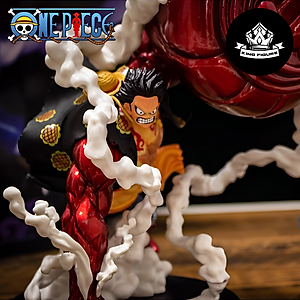 Mô Hình LED Luffy Gear 4 25cm BOUNCE MAN KingFigure Mô hình One Piece Cao Cấp, Figure Mô Hình Anmie One Piece Luffy Vua Hải Tặc