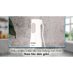 Máy xay sinh tố cầm tay Philips HR2537 (650W) - Hàng chính hãng