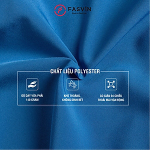  Quần đùi nam Fasvin Q21450.HN short thể thao vải gió chun trơn mát co giãn 4 chiều.