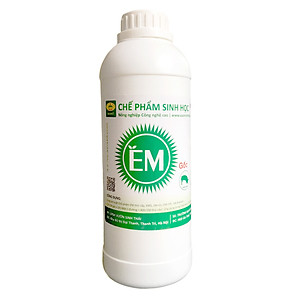 Men ủ phân cá, dịch chuối, đỗ tương, rác bã hữu cơ. Chế phẩm sinh học EM gốc của Đại học Nông Nghiệp 1 Hà Nội. Phân bón cho Lan, hoa Hồng và cây trồng. HSD: 2 năm 