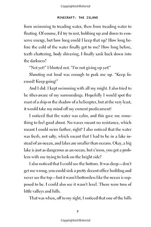 Sách Minecraft : The Island (An Official Minecraft Novel)