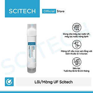 Bộ lọc nước uống công nghệ UF 6 cấp lọc by Scitech (Không dùng điện, không nước thải, tích hợp công nghệ tạo nước ion kiềm) - Hàng chính hãng