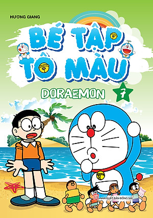 Combo Bé Tập Tô Màu Doraemon