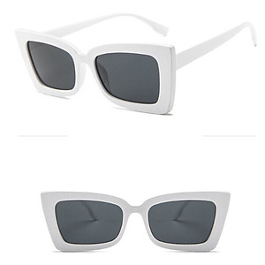 Kính râm Mắt mèo phong cách retro hiện đại cho Nữ (TRẮNG) + tặng tuavit Kính xinh mini