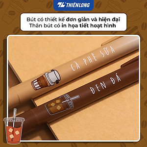 Combo 5/10/20 Bút gel B - Buttersmooth Gel Thiên Long GELB-032 - Premium Tip viết êm, trơn - Mực Xanh - Thân ngẫu nhiên