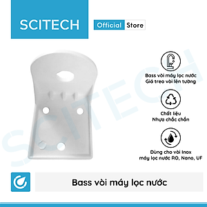 Bass vòi, giá treo vòi nước bằng nhựa dùng trong máy lọc nước (Tặng kèm ốc vít và tắc kê bắt tường) - Hàng chính hãng