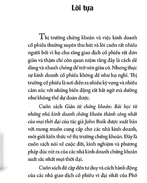 Sách Giàu Từ Chứng Khoán (Tái Bản)