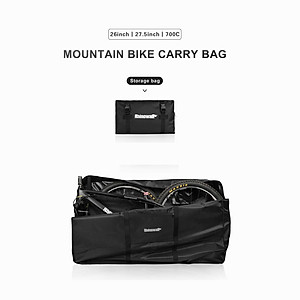 Túi đựng xe đạp leo núi RHINOWAIK chất liệu oxford chất lượng cao,Thích hợp cho xe đạp leo núi 26-27,5 inch và xe đạp đường trường 700C.