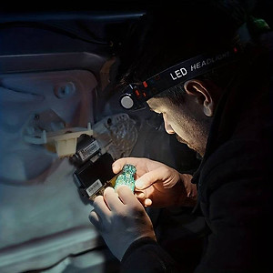 Đèn Pha LED Chống Nước Đa Năng Đèn Pha Sạc USB + COB Đèn Pin Đội Đầu Đèn Đội Đầu Công Suất Cao