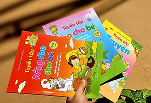 Combo 3 cuốn Truyện thơ cho bé tập nói + Tuyển tập Thơ ca, truyện kể câu đố cho trẻ mầm non