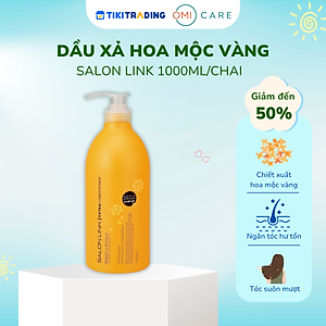 Dầu xả siêu dưỡng phục hồi tóc hư tổn chứa chiết xuất hoa mộc vàng salon link 1000 ml/chai