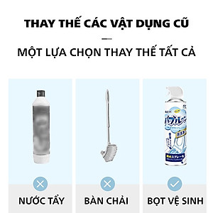 Chai Xịt Bọt Tuyết Vệ Sinh Toilet, Bồn Tắm, Lau Bóng Gương, Lâu Bóng Inox