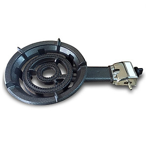 Combo Bếp Gas Công Nghiệp Chuyên Dụng Hầm Chiên Kho OWANI WN-280C Sơn Tĩnh Điện Loại To 5 Chân Kèm Van Dây - Hàng Chính Hãng