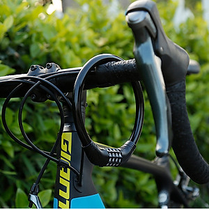 Khóa Số Xe Đạp , xe máy  Khóa Dây Chống Trộm Xe Máy Chống Cắt  Mật Mã 4 Số Lõi Thép Cao Cấp Không Lo Mất Chìa Khóa Cleacco Boro Sport