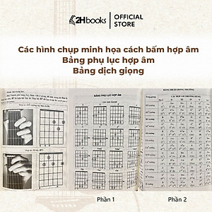 Sách học guitar, Sách 36 ngày biết đệm guitar, tự học guitar cơ bản, giáo trình guitar, học đàn guitar- 2HBooks