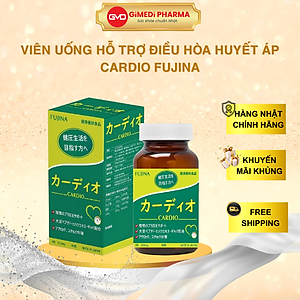 Viên Uống Hỗ Trợ Ổn Định Huyết Áp Cardio Fujina 80 Viên Nhật Bản, Giảm Nguy Cơ Cao Huyết Áp
