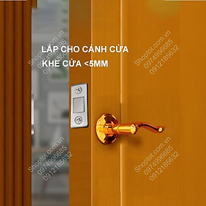 Bộ 2 chốt nam châm mini cho cửa tủ, ngăn kéo bàn, cửa trượt với nam châm có lực hút mạnh kèm băng dính 2 mặt và vít
