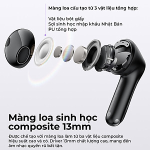 Tai Nghe True Wireless SoundPEATS Air5 Aptx Adaptive Lossless Bluetooth 5.4 - Hàng Chính Hãng