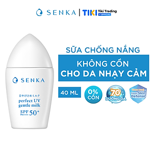 Sữa chống nắng cho da nhạy cảm Senka Perfect UV Gentle Milk A 40ml