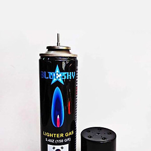 Bình Gas Bơm Bật Lửa Bluesky 5 Đầu Bơm Dung Tích 150gr/275ml Siêu Tiện Dụng, Bình Bơm Gas Bật Lửa Hàn Quốc