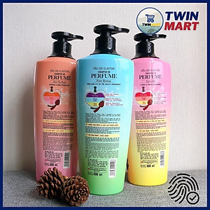TPHCM Dầu gội Elastine hương nước hoa - thương hiệu Hàn Quốc - Love Me - Pure Breeze - Kiss the rose 600ml