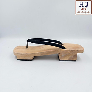 Guốc gỗ Nhật Bản, dép gỗ xỏ ngón Geta Việt (phiên bản cao), guốc mộc quai kẹp, phụ kiện anime cosplay kimono, yukata