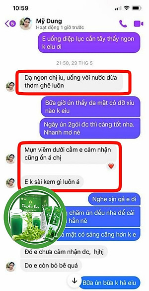 Tâm Hoa Đán - Diệp lục cần tây Collagen