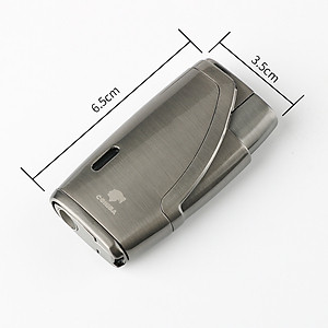 Vỏ Hột Quẹt Bật Lửa Khò 2 Tia  H015 Thiết Kế Đẹp Độc Lạ Lửa Khò Mạnh Mẽ - Dùng Gas Cao Cấp