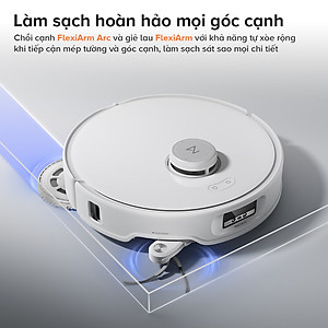 Robot Hút Bụi Lau Nhà Roborock QRevo Edge 5V1 Lực 18.500 Pa Xòe Giẻ, Xòe Chổi - Hàng Chính Hãng