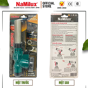 Đèn Khò Gas Cao Cấp NaMilux│Có Nút Vặn Điều Chỉnh Được Nhiệt Độ Và Ngọn Lửa Nơi Đầu Khò│Công Suất 1,850W│Hàng Chính Hãng