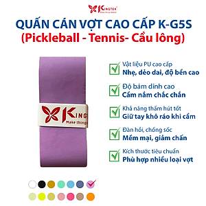 Quấn Cán Vợt KINGTEK K-G5S | Overgrip Cao Cấp Cho Pickleball  - Cầu Lông - Tennis | Êm Tay – Chống Trượt – Hút Mồ Hôi