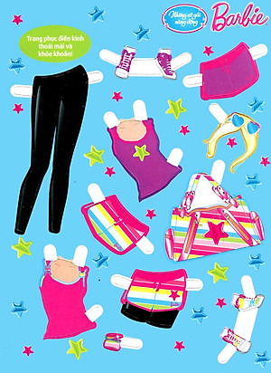 Sách Barbie Thiết Kế Thời Trang - Những Cô Gái Năng Động
