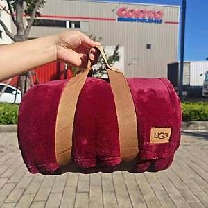 CHĂN LÔNG THỎ ÚC UGG SIZE LỚN 234x249cm - 2,2kg Hàng chính hãng