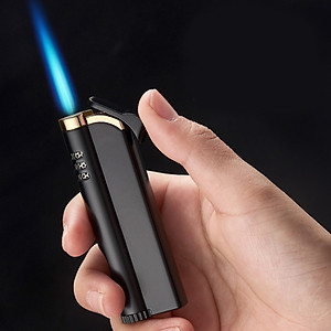 Vỏ Hột Quẹt Bật Lửa Khò 1 Tia Focus WF002 Đẹp Độc Lạ Lửa Khò Mạnh Mẽ - Dùng Gas Cao Cấp