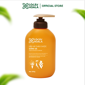 Dầu Gội Xả Hữu Cơ Gừng Sả - Cải thiện dầu bết tóc và gàu ngứa 500g