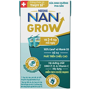 Bộ 2 Thùng 36 hộp Sữa pha sẵn Nestlé NANGROW  sữa mát công thức từ Thụy Sĩ 9(4 x 110ml) - (Bé từ 1 tuổi)