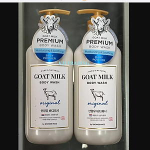 Sữa tắm sữa dê dưỡng trắng, dưỡng ẩm sâu Shower Mate Goat Milk 800ML