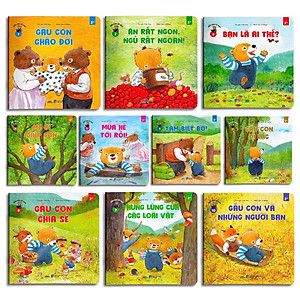 Sách - Gấu Con Bé Nhỏ - Bộ 10 Cuốn Dành Cho Bé Từ 2 Tuổi