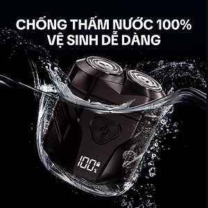 Máy cạo râu Enchen Mini X {New 2025} 15 lưỡi dao tự mài, đầu cạo 3D kháng nước toàn thân pin trâu - Hàng chính hãng