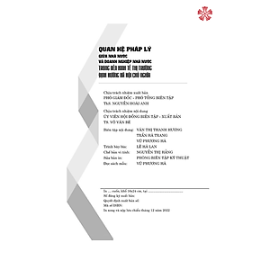 Quan hệ pháp lý giữa nhà nước và doanh nghiệp nhà nước trong nền kinh tế thị trường định hướng xã hội chủ nghĩa