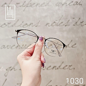 Gọng kính nữ kim loại Lilyeyewear mắt kính tròn thanh mảnh nhẹ nhàng màu sắc thời trang 1030