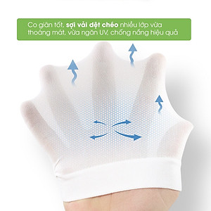 Găng tay chống nắng xỏ ngón, bao tay che nắng lái xe ô tô cho nam nữ đi phượt ngăn UV, phụ kiện xe hơi Tâm Luân